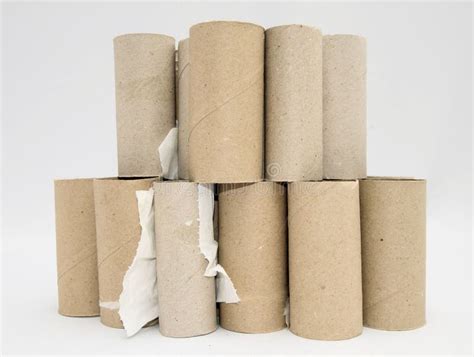 empty toilet paper roll stock image image  bathroom