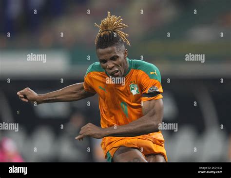 Wilfried Zaha Of Ivory Coast During Egypt Versus Ivory Coast African