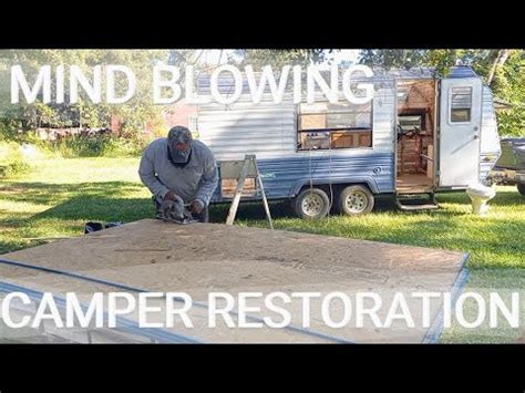 THIS CAMPER RESTORATION IS GOING TO BLOW YOUR MIND Part 5