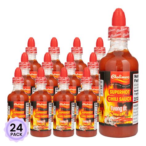 Get Cholimex Super Hot Chili Sauce 330 G 24 Pack Delivered Weee Asian Market