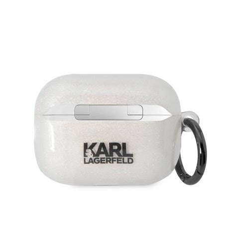 Eredeti Apple Airpods Pro 2 Case Karl Lagerfeld fényes Karl & Choupette ...