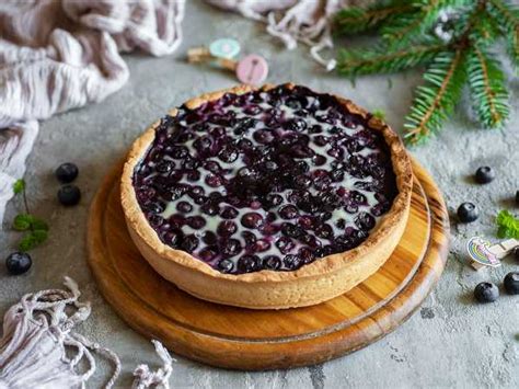 Тарт с голубикой — рецепт с фото пошагово + видео