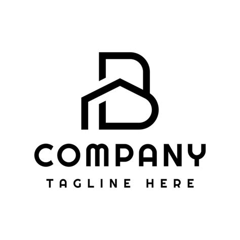 Premium Vector Letter B Home Building Logo Design