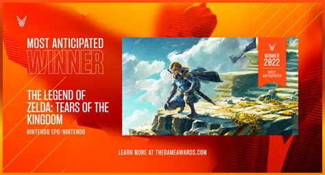 The Legend Of Zelda Tears Of The Kingdom Wins Most Anticipated Game At