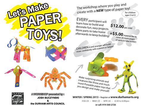 Paper Poseables: Lets Make Paper Toys