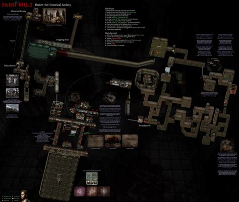 Silent Hill 2 Toluca Prison Map By Vgcartography On Deviantart