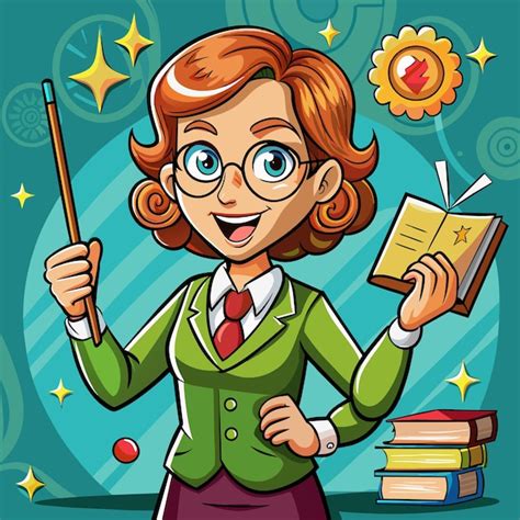 Vectores E Ilustraciones De Maestra Caricatura Para Descargar Gratis