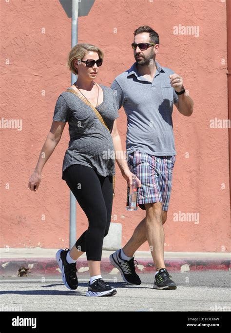 Pregnant Katherine Heigl Shows Off Her Baby Bump In A Tight Tee While