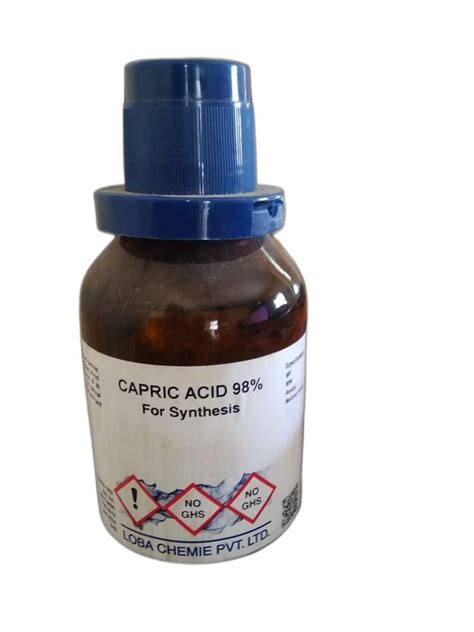 Capric Acid, CAS Number: 334-48-5, Packaging Size: 250ml at ₹ 434/kg in ...