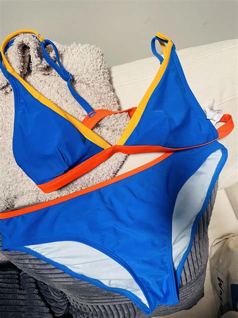 CUPSHE Color Block Bikini Review Shop The Cute Supportive 33 Suit