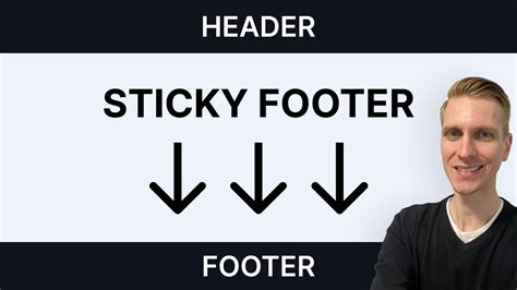 Sticky Footer In Css Best Solution Youtube