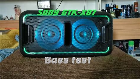 Sony Gtk Xb7 Bass Test 🔊 Youtube