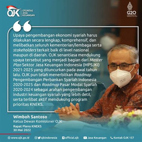 OJK Indonesia On Twitter Sobat OJK OJK Berkomitmen Mendorong