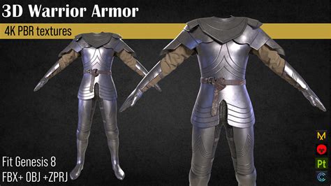 ArtStation - Warrior armor medieval knight clothes | Resources