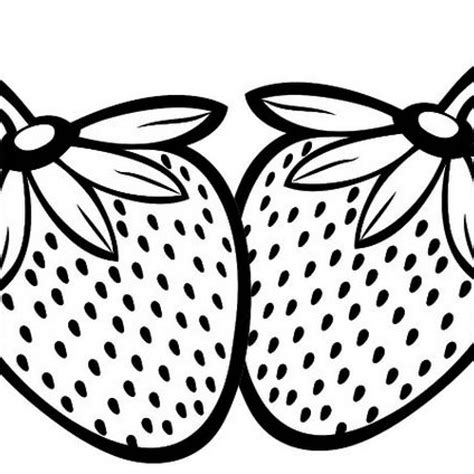 Strawberry Coloring Page Printable