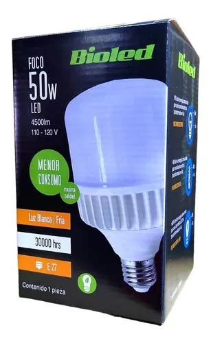 Foco Led Tipo Bala 50w Industrial Luz Blanca Potencia 350 W MercadoLibre