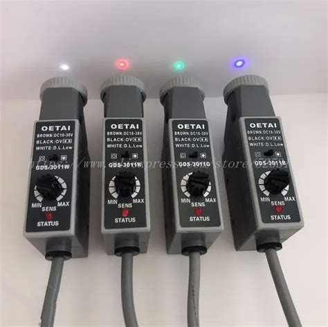 OETAI ใหม่เดิมแท้เครื่องจักรบรรจุภัณฑ์เครื่องหมายสีเซ็นเซอร์ GDS-3011W ...