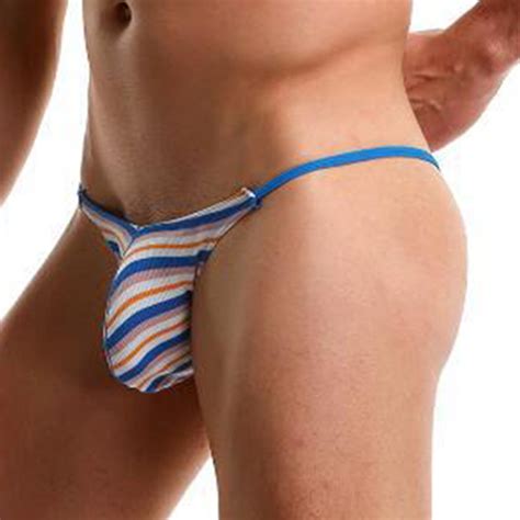 Jual Sexy Men T Back G String Thong Bikini Backless Underpants Men S Intimate Underwear Mesh