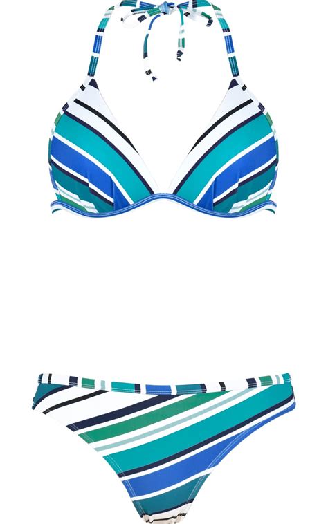 Naturana Γυναικείο Μαγιό Bikini Set Τρίγωνο με Ενίσχυση Εσώρουχα Κορίνα