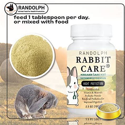 Randolph Rabbit Food Care 70 G Monolaurin Laulin Acid High Protection