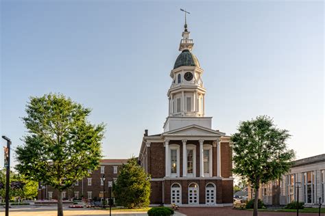 Danville Kentucky Courthouse - Purple Rosemary