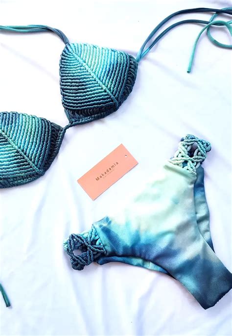 Bikini Degradado Grey Green Makadamia Swimwear