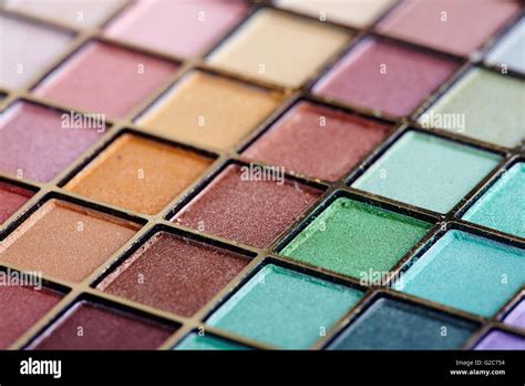 Eyeshadows Palette Closeup Stock Photo Alamy