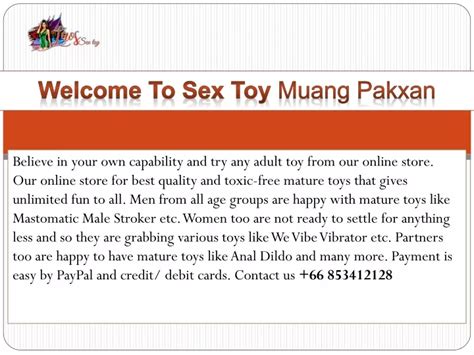 Ppt Welcome To Sex Toy In Muang Pakxan Powerpoint Presentation Free