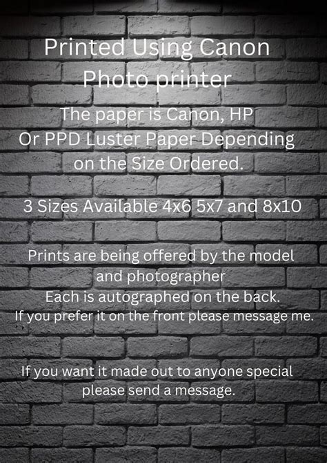 Onlyfans Year Old Mature Model Lexi Kane Photo Print Topless Risque Auto Ebay