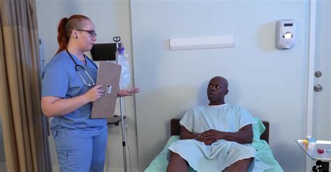 Busty Nurse Is Taking A Good Care Of Her Black Patient Zb Porn