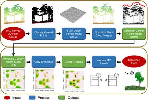 Individual Tree Detection Using Uav Lidar And Uav Sfm Data A Tutorial