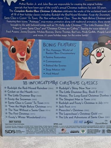 The Complete Rankin Bass Christmas Collection Dvd Ebay