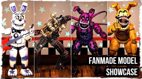 Sfm Fnaf Fanmade Model Showcase Youtube