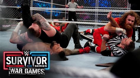 Sami Zayn Saves Roman Reigns Inside WarGames Survivor Series WarGames