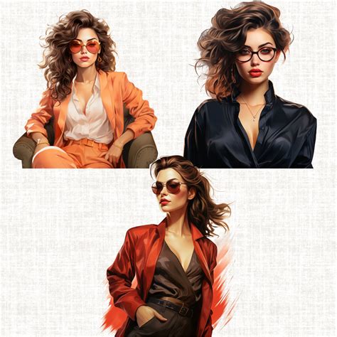 Boss Babe Clipart Bundle Millionaire Life PNG Rich Girl Etsy