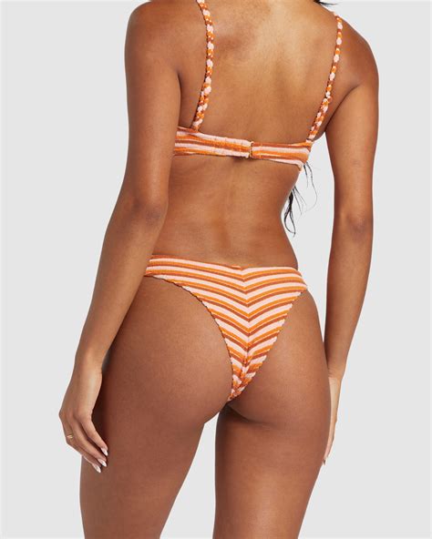 Billabong Tides Terry Skimpy Hike Bikini Bottoms Multi Surfstitch