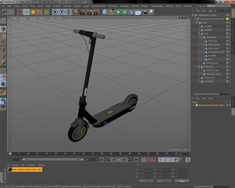 Ninebot KickScooter MAX 3D Model $49 - .3ds .blend .c4d .fbx .max .ma ...