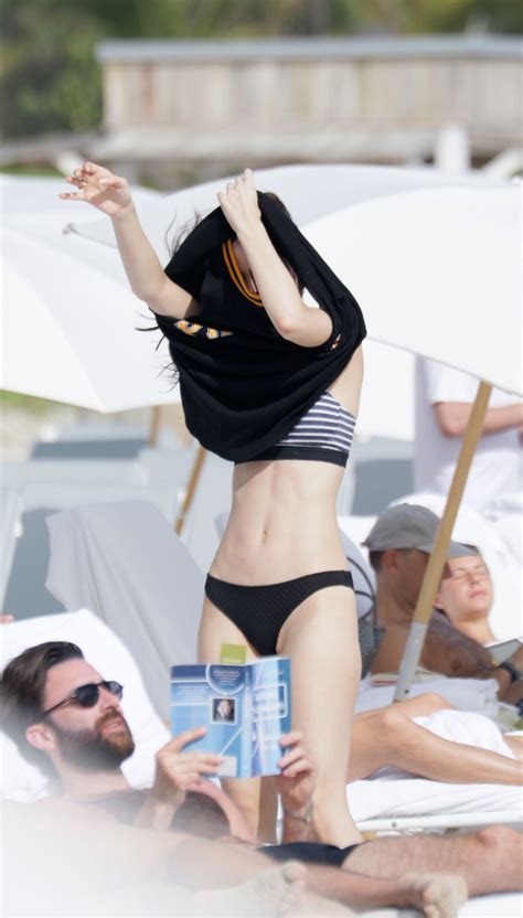 Lena Meyer Landrut In Bikini At A Beach In Miami January HawtCelebs