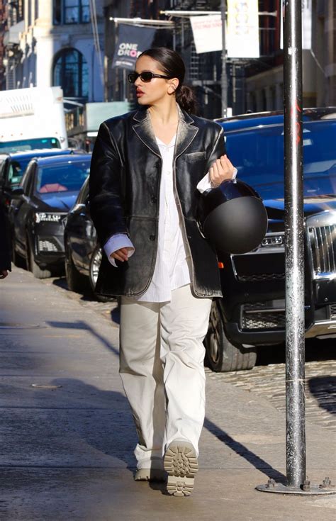 Rosalia Promotes Her Upcoming Single Moto Mami In New York 12132021