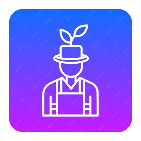 Premium Vector Farmer Vector Illustration