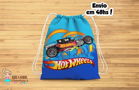 Mochilinha Hot Wheels Pronta Entrega Elo Produtos Especiais
