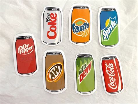 Soda Sticker Pack - Etsy