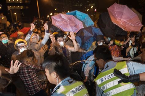 Violent Clashes Between Police And Demonstrators Erupt In Hong Kong