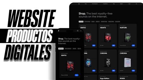 COMO CREA UNA PÁGINA WEB para VENDER productos DIGITALES TIENDA