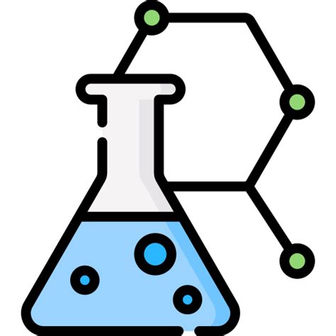 화학 무료 산업개 아이콘