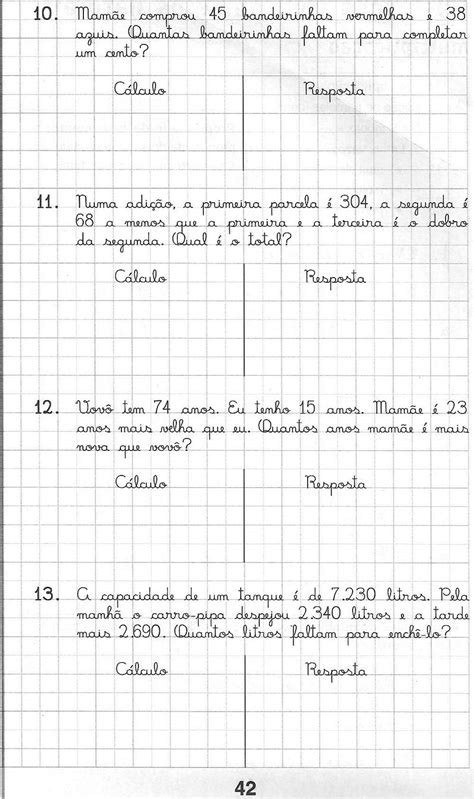 Operações Com Números Naturais Exercícios 6 Ano Com Gabarito