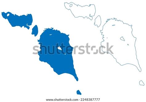 Lake Alakol Sasykkol Republic Kazakhstan Map Stock Vector (Royalty Free ...