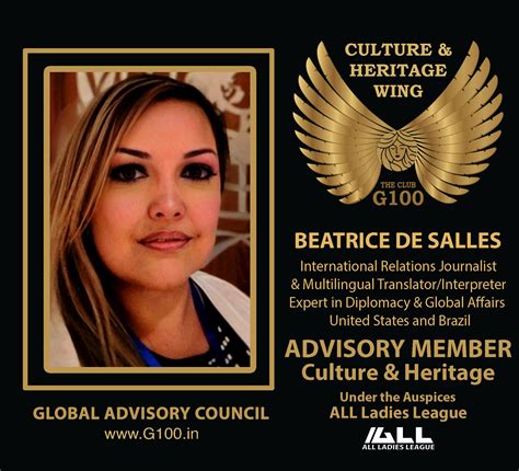 Culture & Heritage Wing | Group of 100 Global Women Leaders