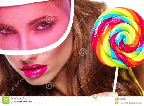 Beautiful Happy Cute Brunette Woman Girl Stock Image Image Of Sunny Lifestyle