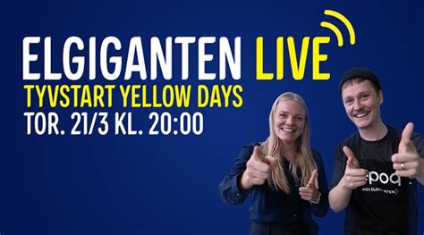 Elgiganten Live se hvornår vi går LIVE næste gang Elgiganten